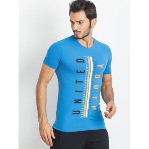 Men´s blue TOMMY LIFE print t-shirt