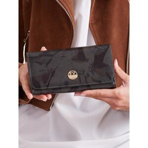 Women´s khaki leather wallet