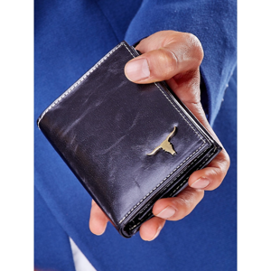 Rectangular black men´s wallet