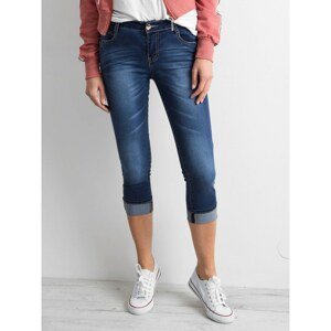 7/8 jeans navy blue
