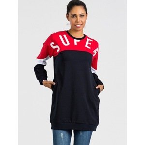 Navy and red sports tunic TOMMY LIFE