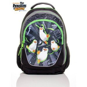 School backpack with the Penguins from Madagascar print