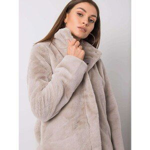 SUBLEVEL Light beige fur jacket