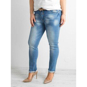 PLUS SIZE blue women´s jeans