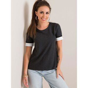 RUE PARIS Anthracite blouse