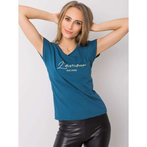RUE PARIS Sea women´s t-shirt with embroidery