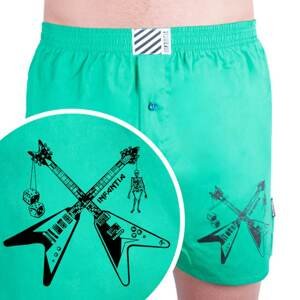 Men&#39;s shorts Infantia green with print PTKG25
