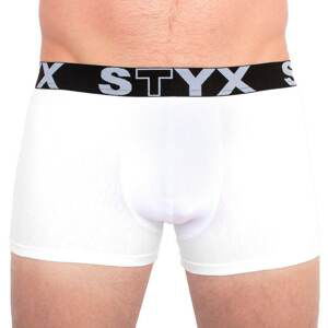 Men&#39;s boxers Styx sport rubber white (G1061)