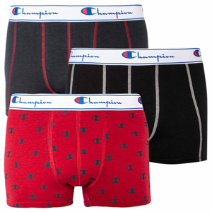 3PACK men&#39;s boxers Champion red with logo (Y081W)