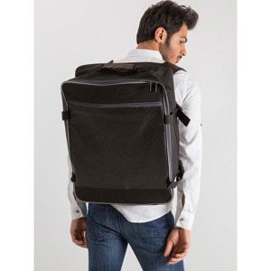 Men´s black travel backpack