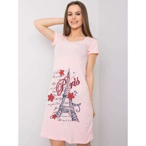 Light pink cotton nightgown