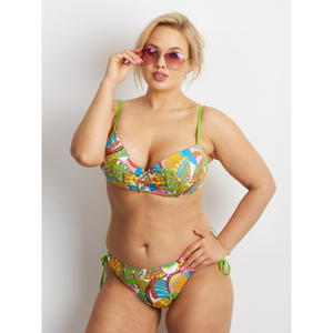 Plus size swimsuit green and black