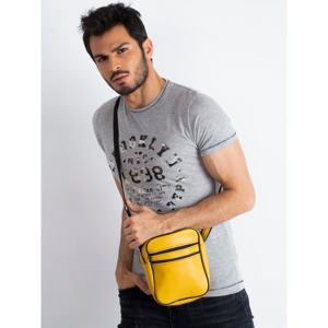 Yellow men´s messenger bag