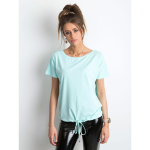 Women´s cotton t-shirt with a mint color