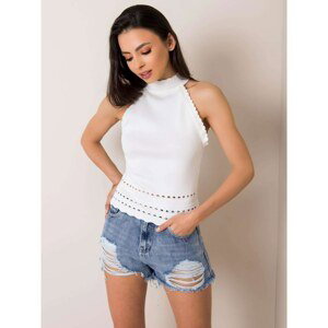 RUE PARIS White fitted top