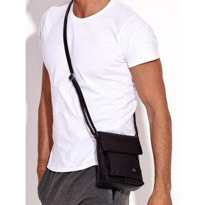 Men's natural leather bag with pockets