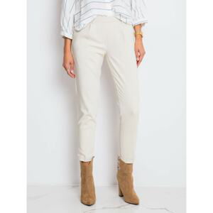 Light beige women´s pants from RUE PARIS