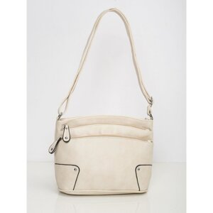 Cream eco leather handbag