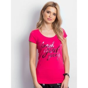 Dark pink Local Girl Gang t-shirt