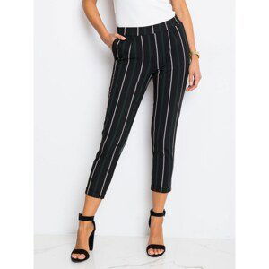Black pants with stripes from RUE PARIS
