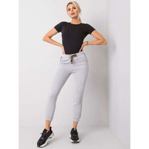 Grey-black trousers Arianna FOR FITNESS