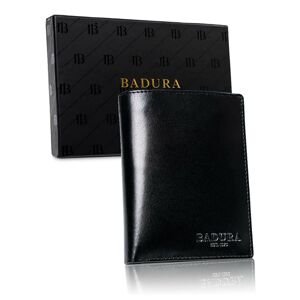 BADURA black vertical men's wallet