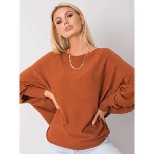 SUBLEVEL Brick red oversize sweater