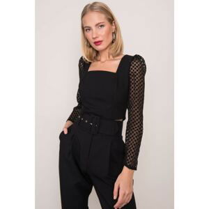 BSL Black elegant blouse