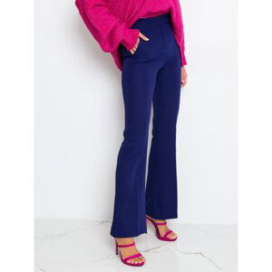 RUE PARIS elegant cobalt pants