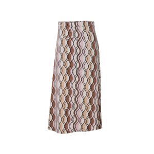 Beige and pink midi skirts from BSL