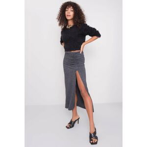 BSL Women´s black skirt with a slit