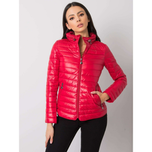 Women´s red quilted jacket