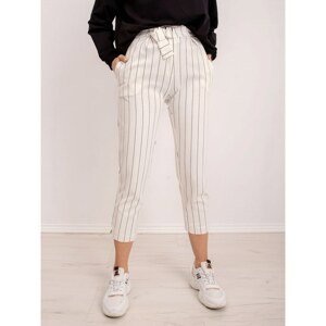 BSL White Striped Trousers