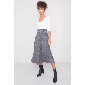 BSL Dark blue flared skirt