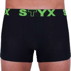 Men&#39;s boxers Styx sport rubber black (G962)
