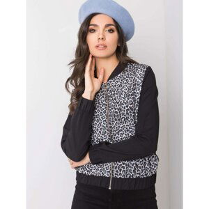 RUE PARIS Black and white polka dot sweatshirt