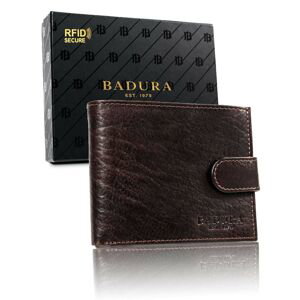 BADURA Brown men´s leather wallet
