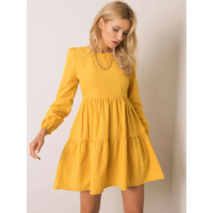 RUE PARIS Yellow cotton dress