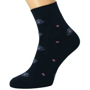 Bratex Woman's Socks DD-011 Navy Blue