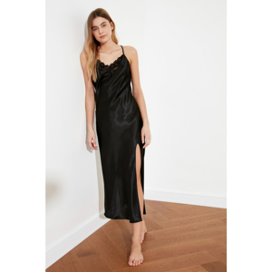 Trendyol Nightgown - Black - Shift