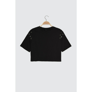 Trendyol Crop Knitted T-Shirt