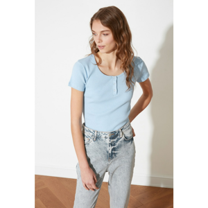 Trendyol Blue Wick Knitted Blouse