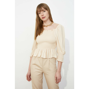 Trendyol Stone Flywhe perk Blouse