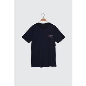 Trendyol Navy Blue Men's T-Shirt