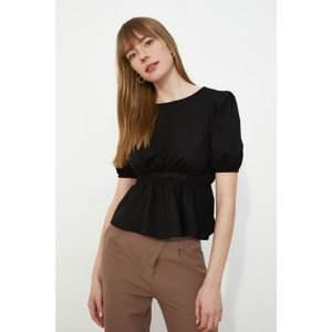 Trendyol Black Balloon Sleeve Blouse