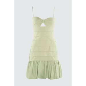 Trendyol Mint Collar Detailed Poplin Dress