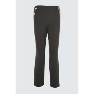 Trendyol Black Stone Button Detail Pants