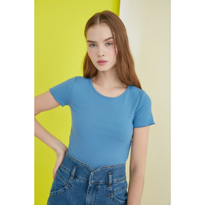 Trendyol Blue Wick Knitted Blouse
