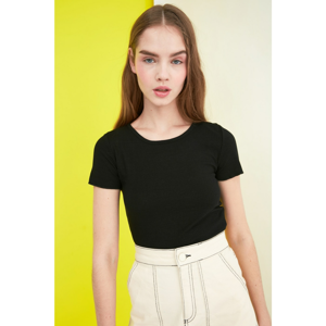 Trendyol Black Wick Knitted Blouse