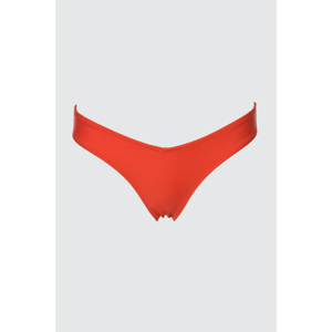 Trendyol Bikini Bottom - Red - Textured